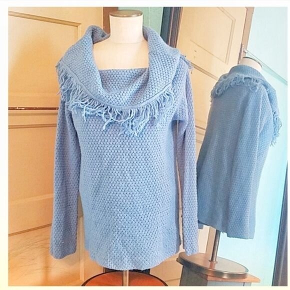 Sweater Cowl Neck BluEe Extra Editions Top Shirt Women's WOMAN'S 2 X Large - Picture 3 of 9